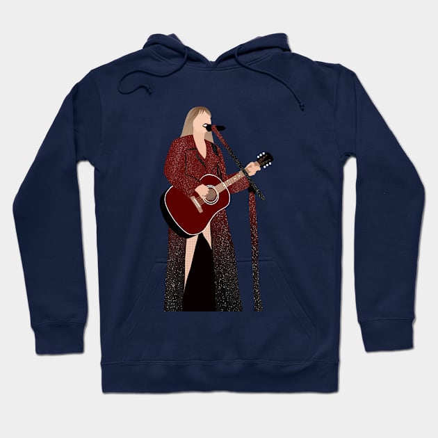 The eras tour red outfit Hoodie by FunartsbyM